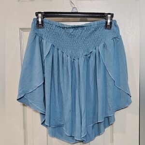 EARTHBOUND Sky Blue Mini Shorts